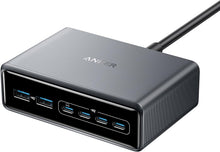 Anker Prime 200W 6-Port GaN Charging Station – 4 USB-C & 2 USB-A Fast Desktop Charger