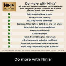Buy Ninja,Ninja Luxe Premier 3-in-1 Coffee Machine – Latte, Cappuccino, Cold Brew & Espresso Maker with Built-in Bean Grinder & Milk Frother (Black, ES601UKBK) - Gadcet UK | UK | London | Scotland | Wales| Near Me | Cheap | Pay In 3 | Espresso Coffee Machine