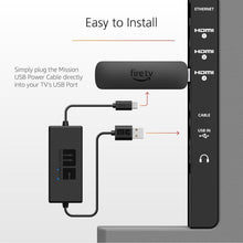 Buy Mission,Mission USB Power Cable for Amazon Fire TV – No AC Adapter Required - Gadcet UK | UK | London | Scotland | Wales| Near Me | Cheap | Pay In 3 | USB Cables