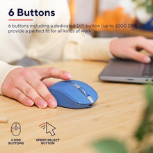 Buy Trust Gaming,Trust Ozaa Silent Wireless Mouse - Bluetooth & 2.4GHz, Multi-Device, Eco-Friendly, Rechargeable, for Windows, Mac, Android, Laptop & PC - Blue - Gadcet UK | UK | London | Scotland | Wales| Near Me | Cheap | Pay In 3 | Keyboard & Mouse