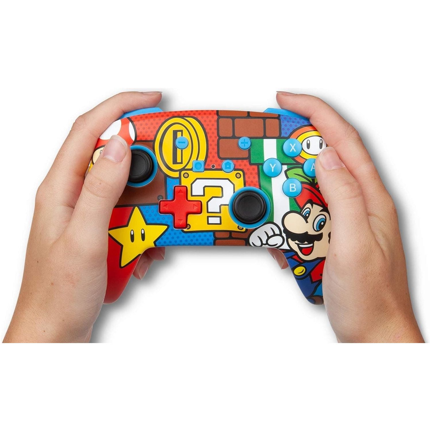 Buy Power A,PowerA Enhanced Wireless Controller for Nintendo Switch - Mario Pop, Nintendo Switch - OLED Model, Nintendo Switch Lite, Gamepad, Game Controller, Bluetooth Controller, Officially Licensed - Gadcet UK | UK | London | Scotland | Wales| Near Me | Cheap | Pay In 3 | Game Controllers