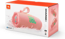 JBL Charge 6 Pink Wireless Portable Bluetooth Speaker – 28 Hours Playtime, IP68 Waterproof, AI Sound Boost & Auracast