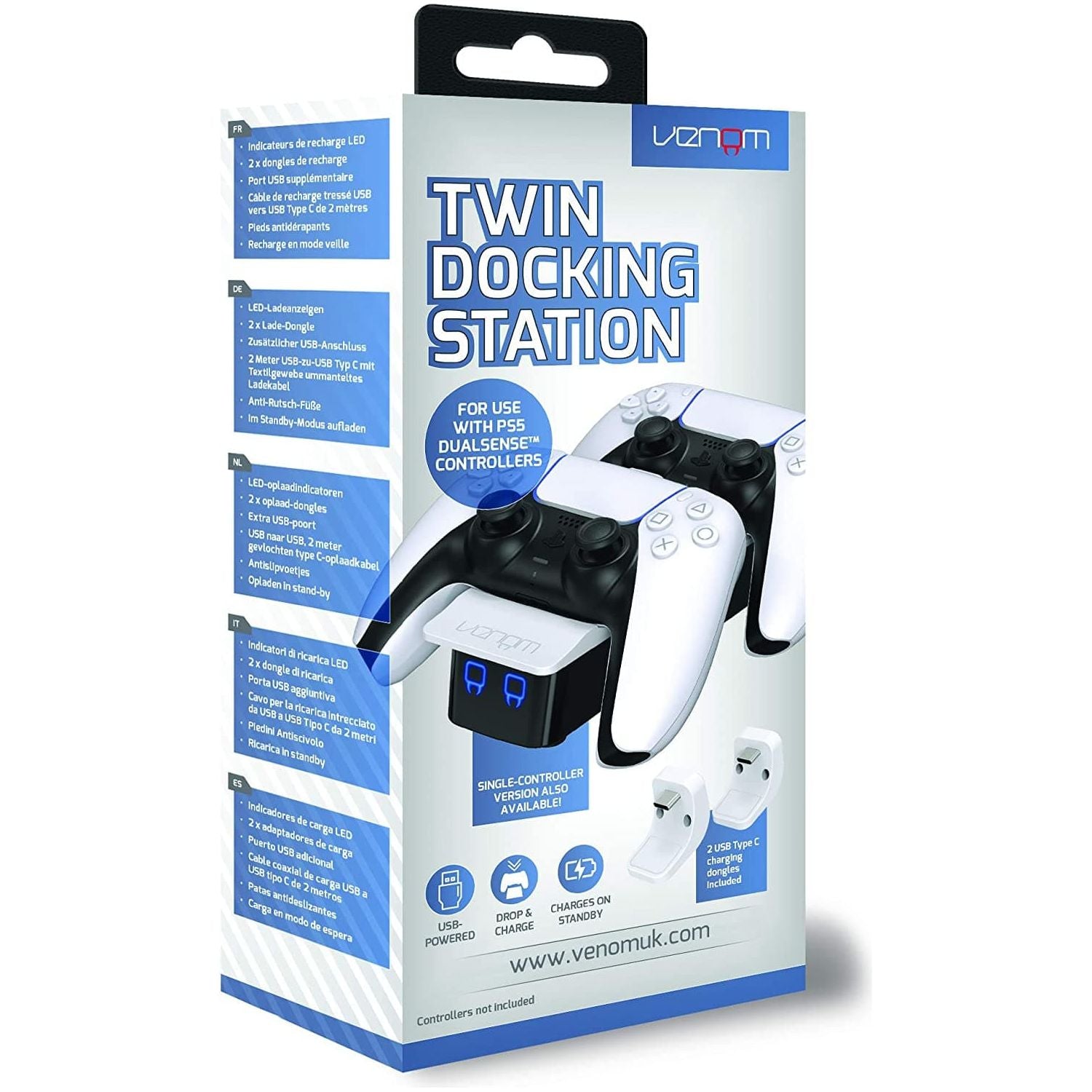 Venom,Venom PS5 Twin Dock Charging Station - Gadcet.com