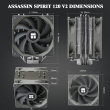Buy Thermalright,Thermalright Assassin Spirit 120 V2 Plus CPU Air Cooler - Gadcet UK | UK | London | Scotland | Wales| Ireland | Near Me | Cheap | Pay In 3 | Computer System Cooling Parts