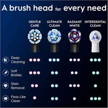 Buy Oral-B,Oral-B iO Gentle Care Replacement Brush Heads – Black, 4 Count - Gadcet UK | UK | London | Scotland | Wales| Near Me | Cheap | Pay In 3 | Toothbrush Replacement Heads