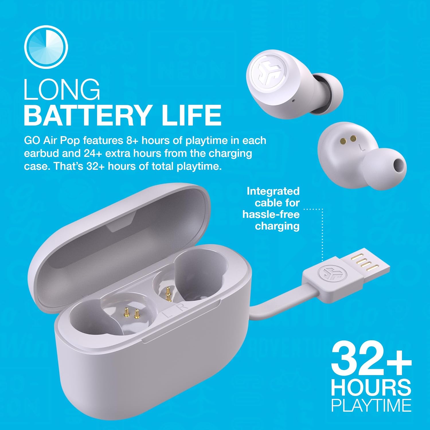 Buy JLab,JLab JBuds Air True Wireless Earbuds - Bluetooth Earphones with USB Charging Case, IP55 Sweat-Resistant, Custom EQ3 Sound, Lilac - Gadcet UK | UK | London | Scotland | Wales| Near Me | Cheap | Pay In 3 | In-Ear Headphones