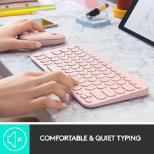 Buy Logitech,Logitech K380 Multi-Device Bluetooth Keyboard for Mac with Compact Slim Profile, Easy-Switch up to 3 Devices, Scissor Keys, 2 Year Battery, macOS/iOS/iPadOS, QWERTY UK English Layout - Rose - Gadcet  | UK | London | Scotland | Wales| Near Me | Cheap | Pay In 3 | Keyboard & Mouse
