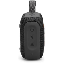 JBL Go 4 in Black - Portable Bluetooth Speaker Box Pro Sound, Deep Bass and Playtime Boost Function - Waterproof and Dustproof - 7 Hours Runtime - 2