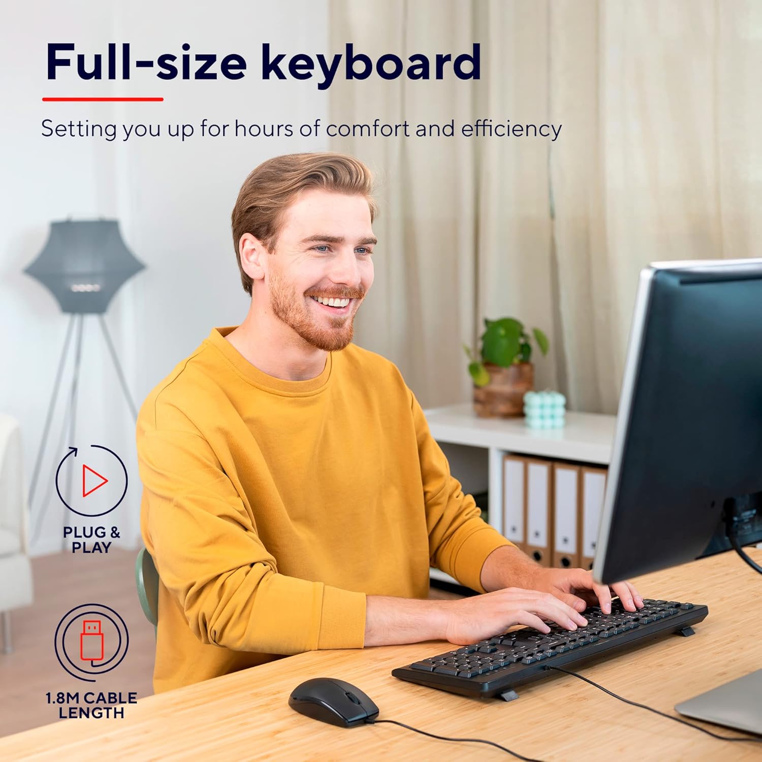 Buy Trust,Trust Taro Wired Keyboard – QWERTY UK Layout, Quiet Keys, Full-Size, Spill-Resistant, USB Plug and Play, Black - Gadcet UK | UK | London | Scotland | Wales| Near Me | Cheap | Pay In 3 | Keyboard & Mouse