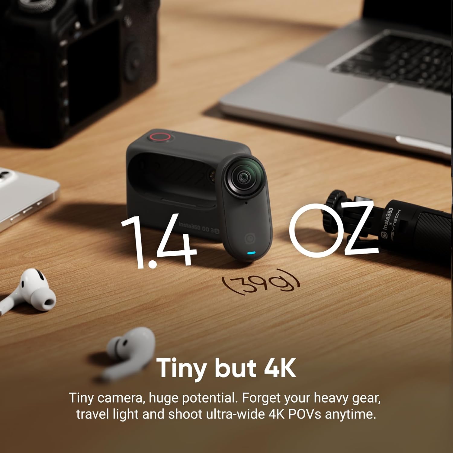 Buy Insta360,Insta360 GO 3S 128GB – 4K Tiny Portable Vlogging Camera - Gadcet UK | UK | London | Scotland | Wales| Near Me | Cheap | Pay In 3 | Action Video Cameras