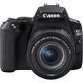 Buy Canon,Canon EOS 250D digital camera (24.1 megapixels, 7.7 cm (3 inches) Vari-Angle Display, APS-C sensor, 4K, Full-HD, DIGIC 8, WLAN, Bluetooth) incl. EF-S 18-55mm f/3.5-5,6 III lens black - Gadcet.com | UK | London | Scotland | Wales| Ireland | Near Me | Cheap | Pay In 3 | Cameras