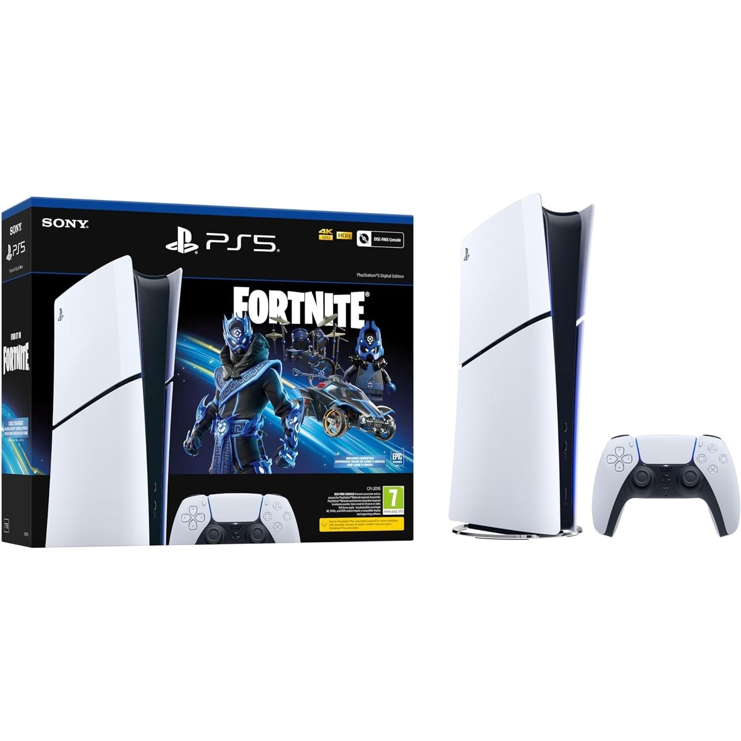 Buy Sony,Sony PlayStation 5 Digital Console & Fortnite Bundle - Gadcet UK | UK | London | Scotland | Wales| Near Me | Cheap | Pay In 3 | Video Game Consoles
