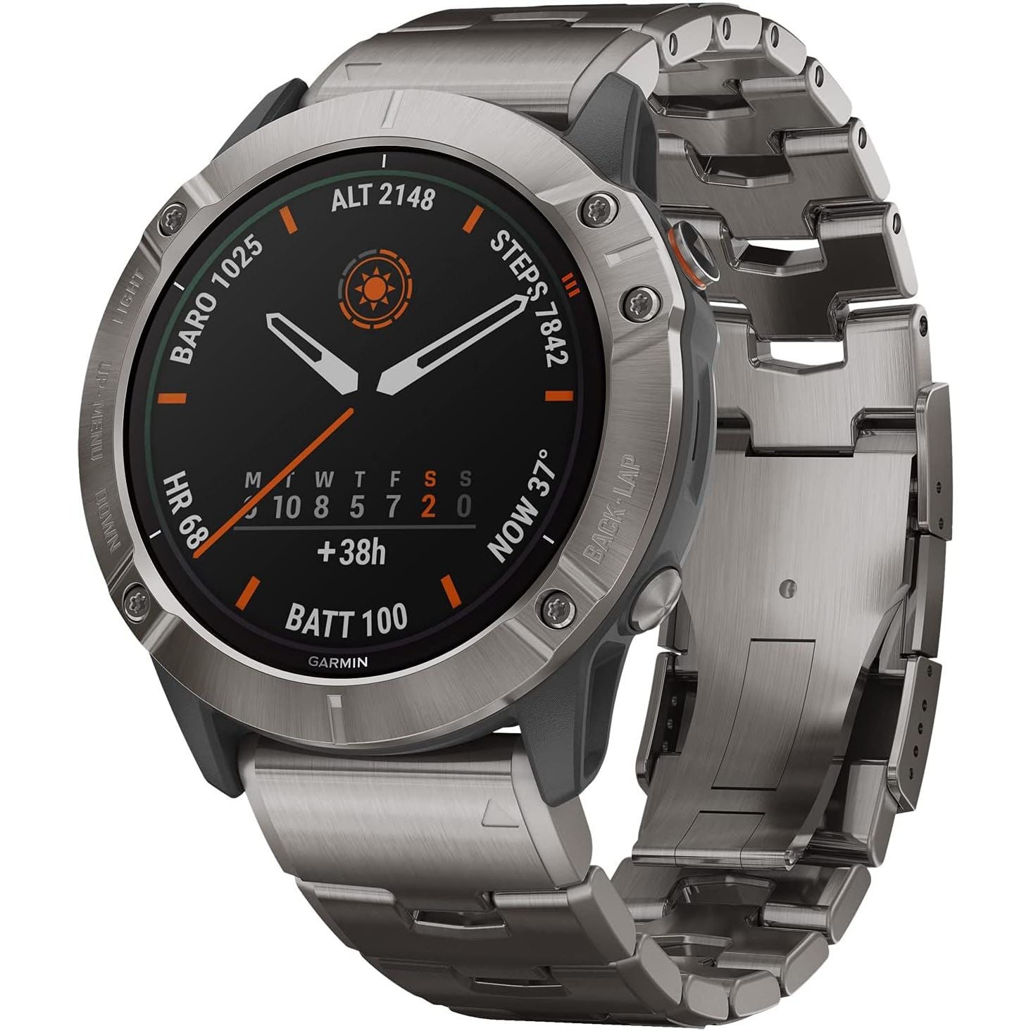 Buy Ecat Tech Ltd,Garmin fēnix 6X Pro Solar Titanium GPS Smartwatch – 51mm Power Glass Solar Display, Titanium Bezel, Titanium Bracelet, Maps, Music, Garmin Pay - Gadcet UK | UK | London | Scotland | Wales| Near Me | Cheap | Pay In 3 | GPS Smartwatch