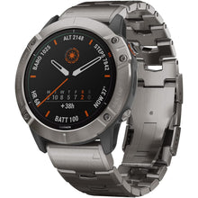 Buy Ecat Tech Ltd,Garmin fēnix 6X Pro Solar Titanium GPS Smartwatch – 51mm Power Glass Solar Display, Titanium Bezel, Titanium Bracelet, Maps, Music, Garmin Pay - Gadcet UK | UK | London | Scotland | Wales| Near Me | Cheap | Pay In 3 | GPS Smartwatch