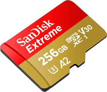 Buy Sandisk,SanDisk 256GB Extreme microSDXC card + SD adapter + RescuePRO Deluxe, up to 190MB/s, with A2 App Performance, UHS-I, Class 10, U3, V30, Black - Gadcet UK | UK | London | Scotland | Wales| Ireland | Near Me | Cheap | Pay In 3 | Memory Card