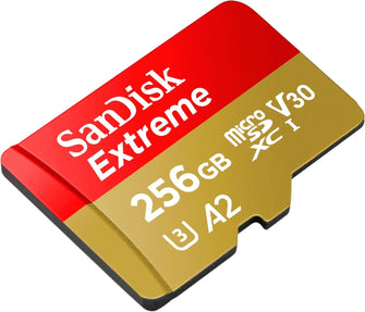 Buy Sandisk,SanDisk 256GB Extreme microSDXC card + SD adapter + RescuePRO Deluxe, up to 190MB/s, with A2 App Performance, UHS-I, Class 10, U3, V30, Black - Gadcet UK | UK | London | Scotland | Wales| Ireland | Near Me | Cheap | Pay In 3 | Memory Card