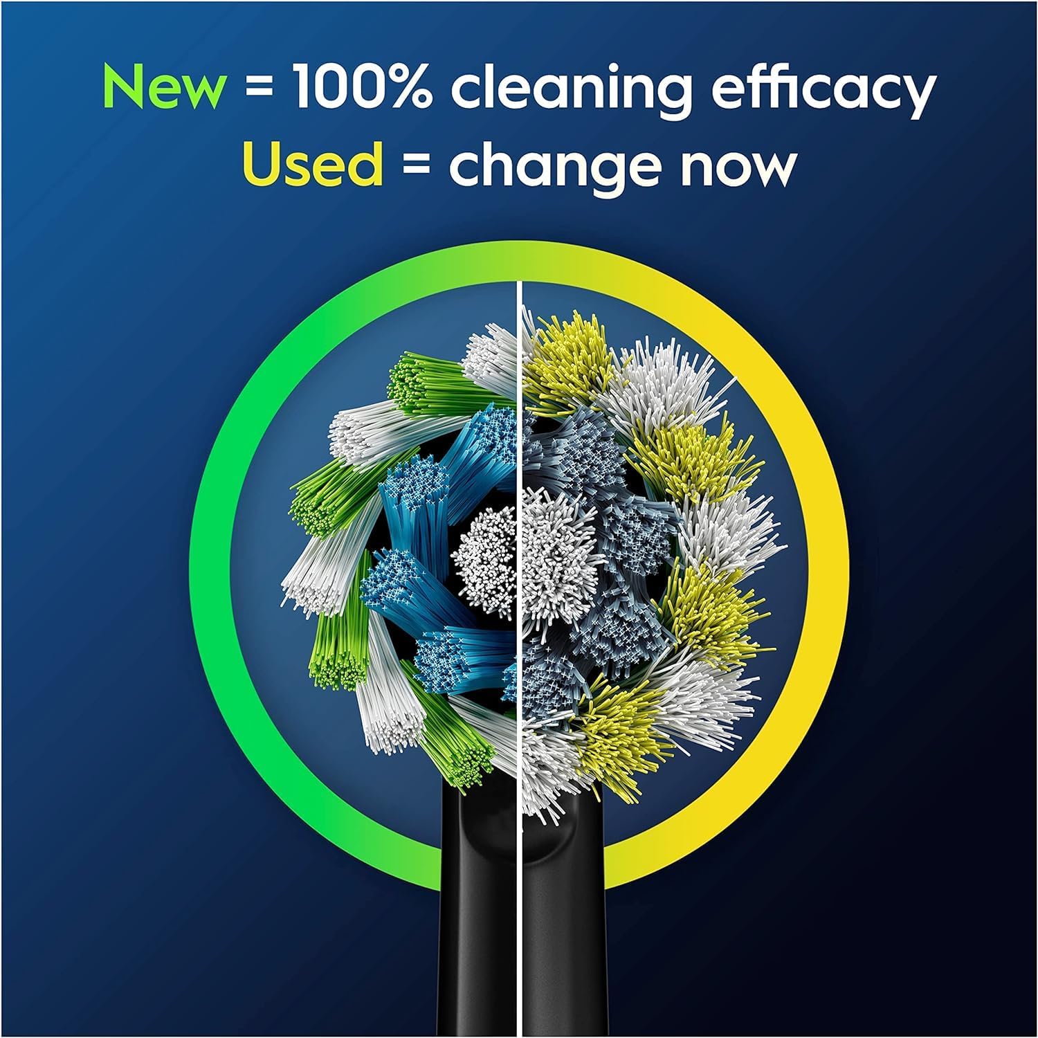 Buy Oral-B,Oral-B Pro Cross Action Electric Toothbrush Heads – X-Shape & Angled Bristles for Deep Plaque Removal, Pack of 4 (Black) - Gadcet UK | UK | London | Scotland | Wales| Near Me | Cheap | Pay In 3 | Toothbrush Replacement Heads