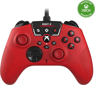 Buy Turtle Beach,Turtle Beach React-R Controller Red- Xbox Series X|S, Xbox One and PC - Gadcet UK | UK | London | Scotland | Wales| Near Me | Cheap | Pay In 3 | Game Controllers