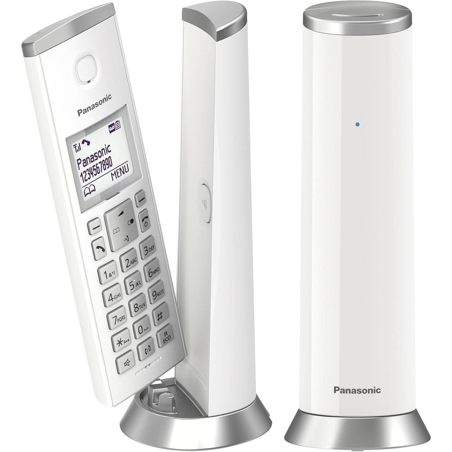 Buy Panasonic,Panasonic KX-TGK222 Designer Cordless Phone, Answerphone, Call Blocker, Do Not Disturb Mode, White - Gadcet UK | UK | London | Scotland | Wales| Near Me | Cheap | Pay In 3 | Cordless Phones