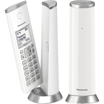 Buy Panasonic,Panasonic KX-TGK222 Designer Cordless Phone, Answerphone, Call Blocker, Do Not Disturb Mode, White - Gadcet UK | UK | London | Scotland | Wales| Near Me | Cheap | Pay In 3 | Cordless Phones