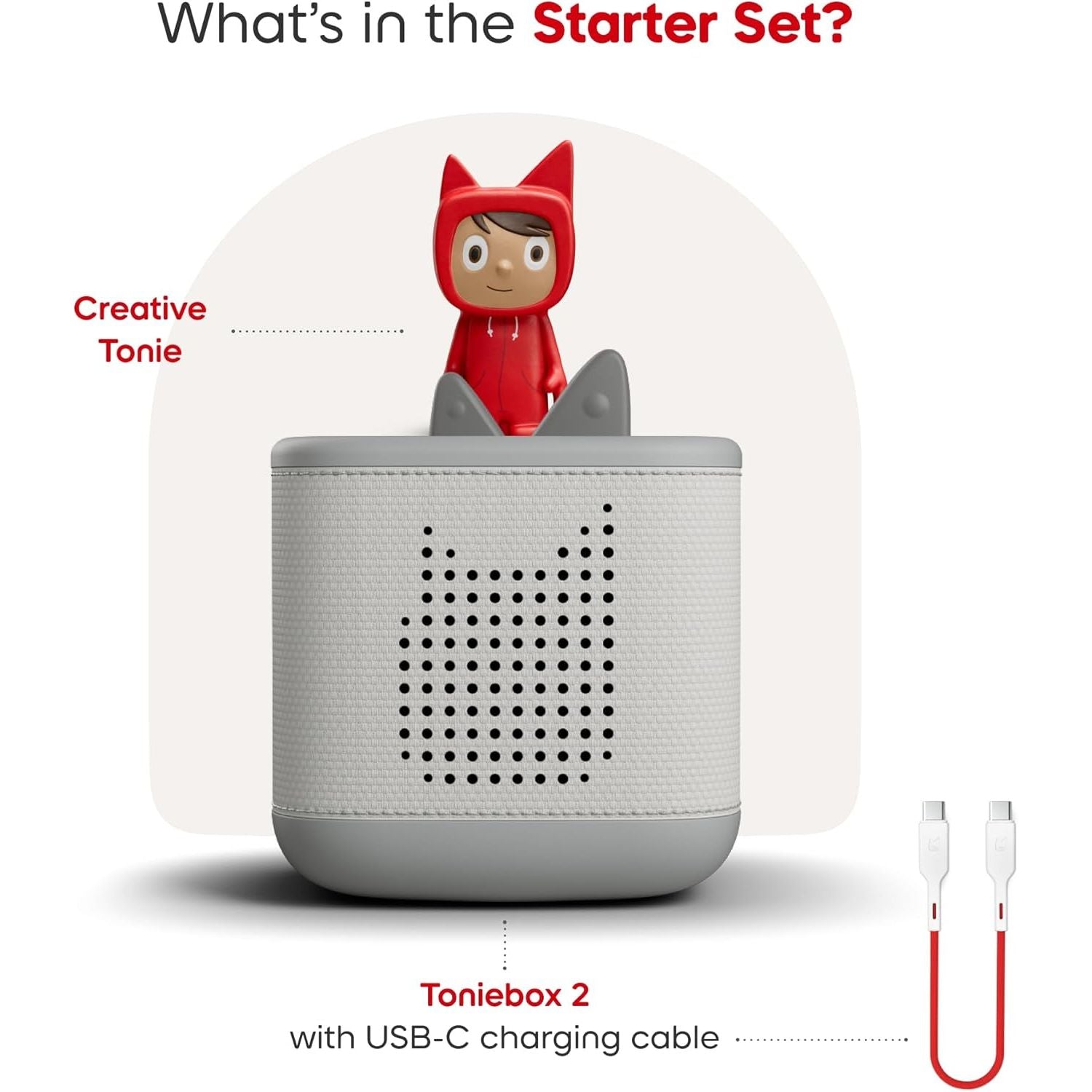 Buy tonies,Toniebox 2 Starter Set – Moon Grey with Creative Tonie “Rubie” Interactive Audio Player for Kids - Gadcet UK | UK | London | Scotland | Wales| Near Me | Cheap | Pay In 3 | Reading Toys