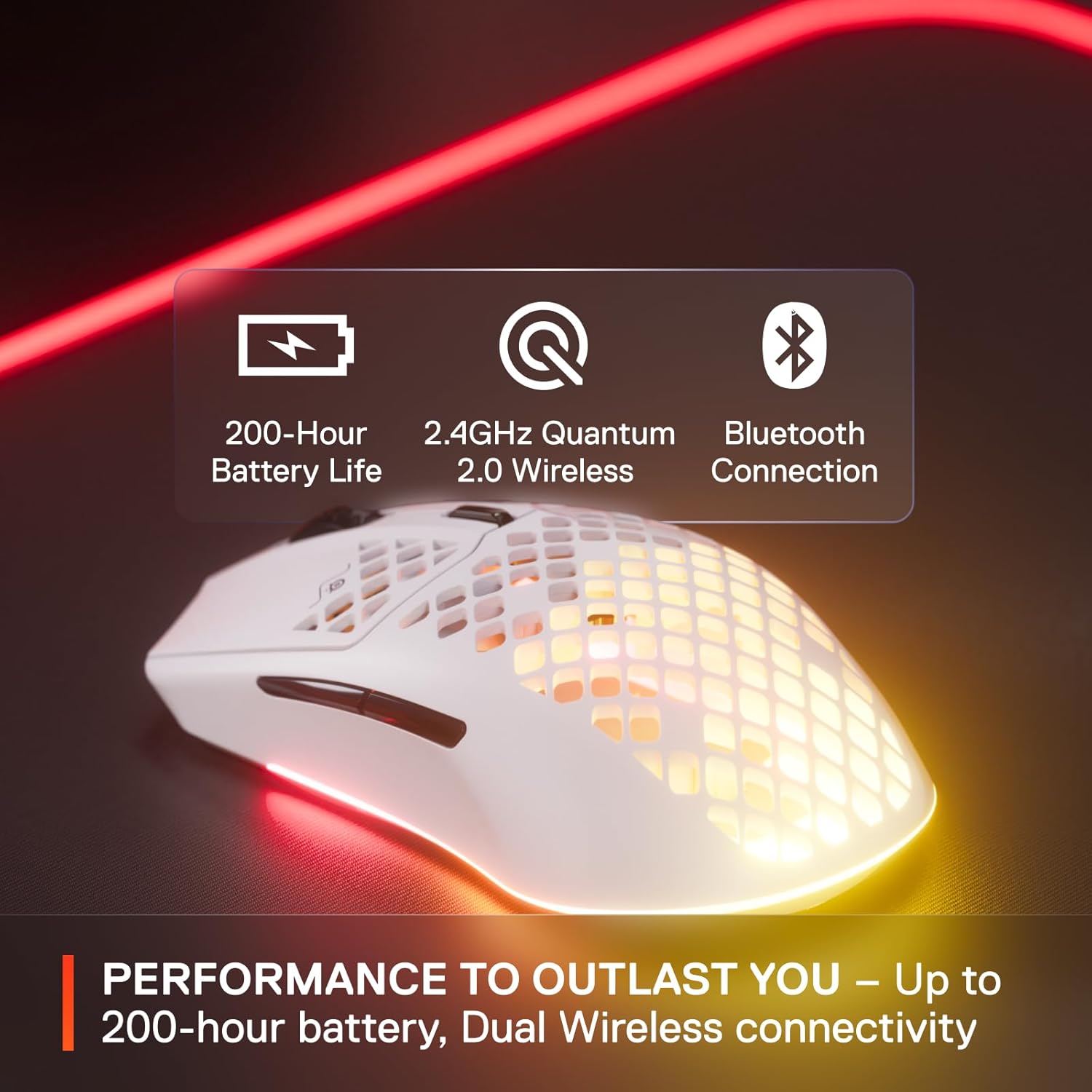 Buy SteelSeries,SteelSeries Aerox 3 Wireless RGB Gaming Mouse - Ultra-lightweight, Water-Resistant, 18K DPI Sensor - Snow - Gadcet UK | UK | London | Scotland | Wales| Near Me | Cheap | Pay In 3 | Keyboard & Mouse