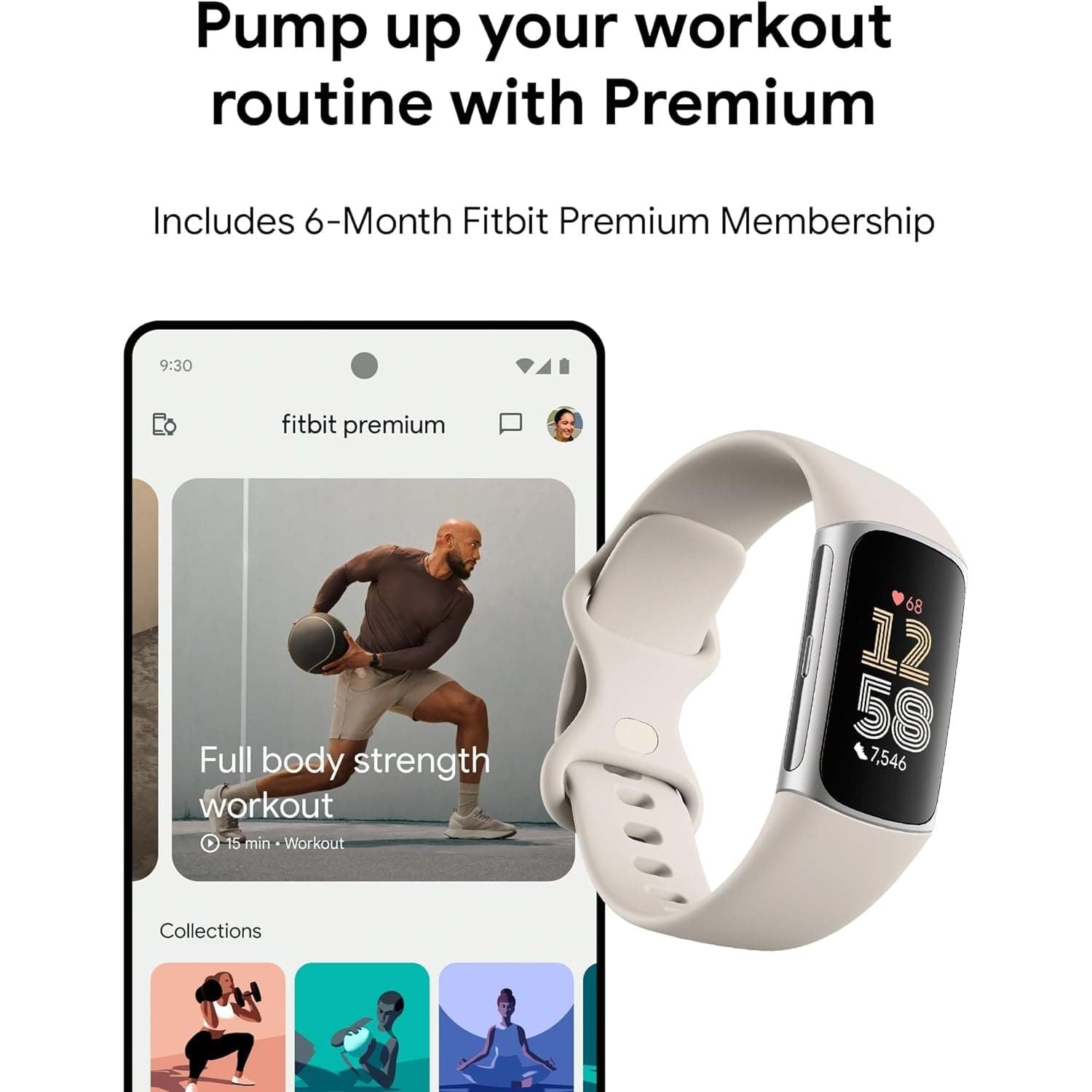 Buy Fitbit,Fitbit Charge 6 Fitness Tracker - Porcelain - Gadcet UK | UK | London | Scotland | Wales| Near Me | Cheap | Pay In 3 | Watches