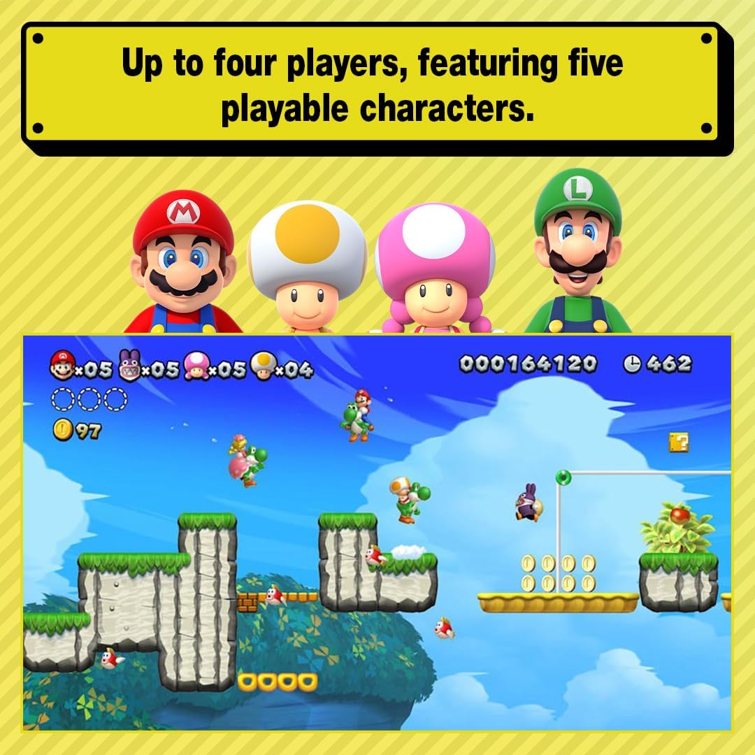 Buy Cashtro Ltd,New Super Mario Bros. U Deluxe - Nintendo Switch Game - Gadcet UK | UK | London | Scotland | Wales| Near Me | Cheap | Pay In 3 | Video Game Software