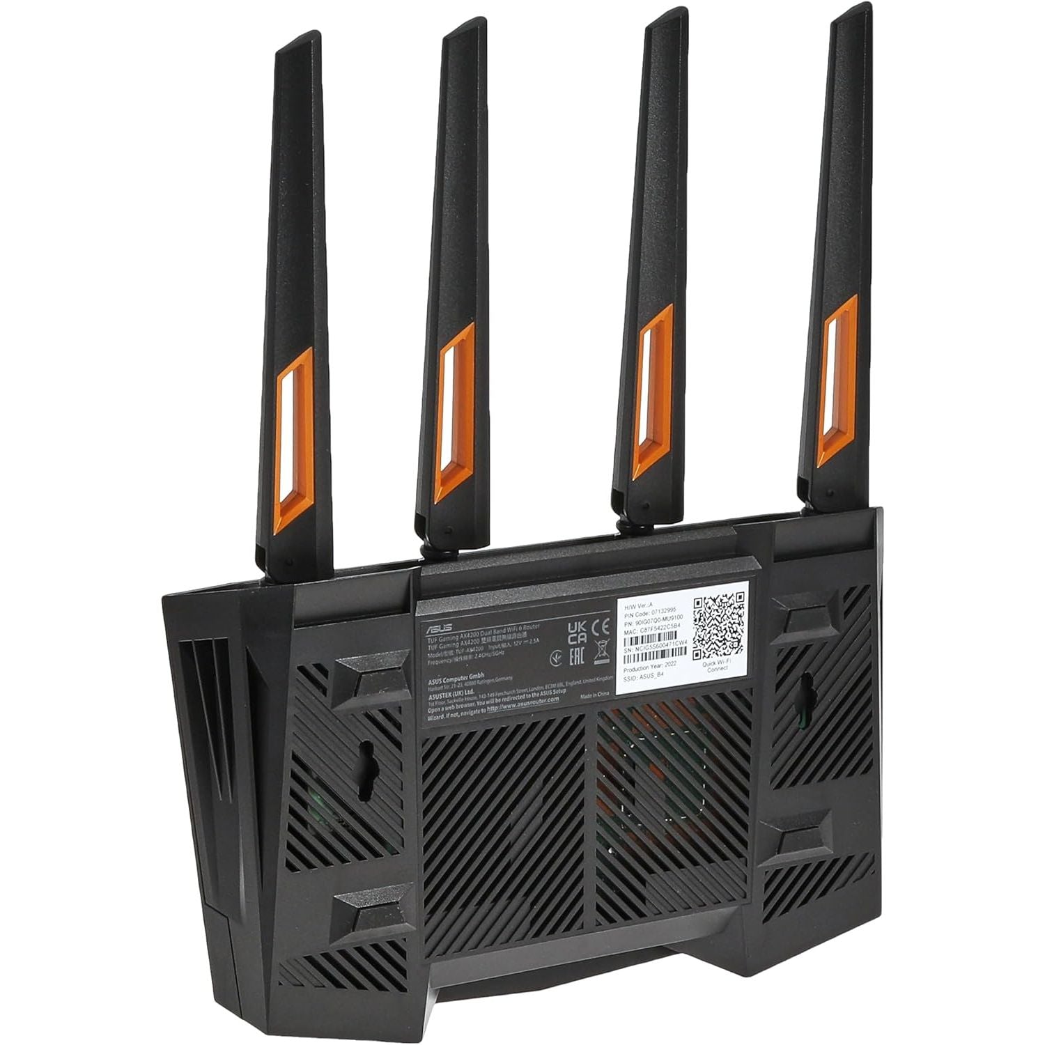 Buy ASUS,ASUS TUF Gaming AX4200 Dual-Band WiFi 6 Router – 2.5Gbps Port, Mobile Tethering, Game Mode, AiMesh, Adaptive QoS, Free Internet Security - Gadcet UK | UK | London | Scotland | Wales| Near Me | Cheap | Pay In 3 | Wireless Routers