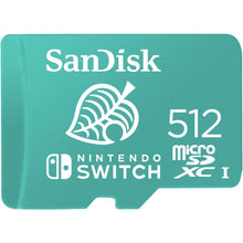 SanDisk 512GB microSDXC card for Nintendo Switch consoles, Animal Crossing edition, up to 100 MB/s, Nintendo gaming storage, Nintendo Licensed Product, UHS-I, Class 10, U3,