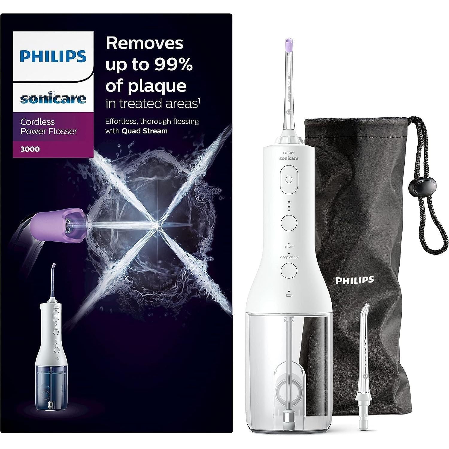 Buy Philips,Philips Sonicare Cordless Power Flosser 3000 Oral Irrigator - Water Flosser for Teeth, Gums and Dental Care, White (Model HX3826/31) - Gadcet UK | UK | London | Scotland | Wales| Near Me | Cheap | Pay In 3 | Power Flossers