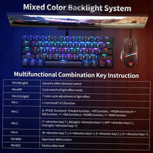 Buy Docooler,Docooler Motospeed CK61 USB Wired Mechanical RGB Gaming Keyboard - Gadcet.com | UK | London | Scotland | Wales| Ireland | Near Me | Cheap | Pay In 3 | Keyboards