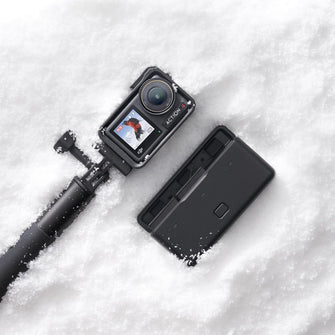 DJI Osmo Action 4 Adventure Combo – 4K/120fps Waterproof Camera, 1/1.3" Sensor, 155° FOV, 10-bit D-Log M, 3 Extra Batteries