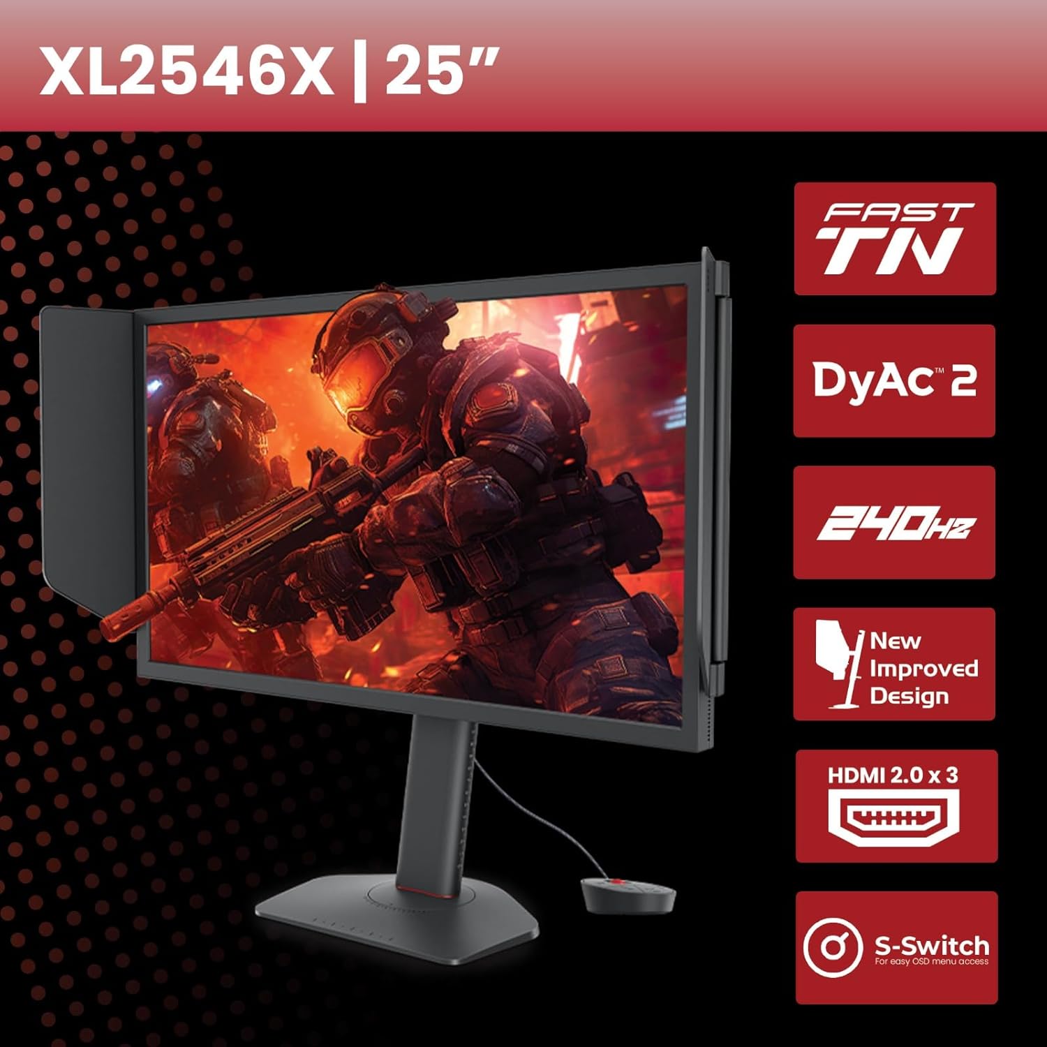 Buy BenQ,BenQ Zowie XL2546X 24.5" 240Hz Gaming Monitor, DyAc+, 1080p, Limited Edition - Gadcet UK | UK | London | Scotland | Wales| Near Me | Cheap | Pay In 3 | Television