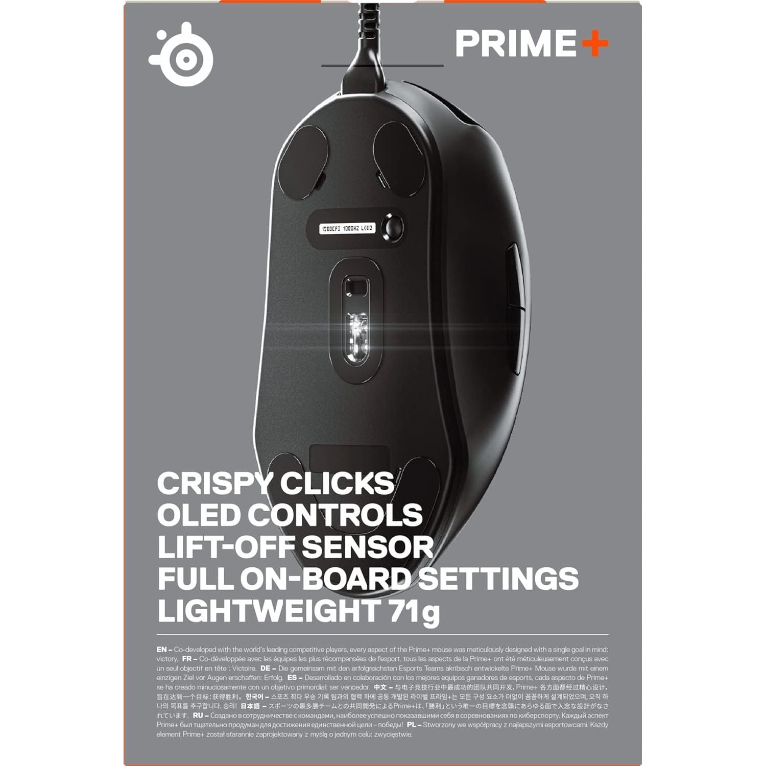 Buy Steelseries,SteelSeries Prime+ Esports Gaming Mouse – 18,000 CPI TrueMove Pro+ Sensor, Magnetic Optical Switches  Let me know if you'd like to highlight features like “OLED Display,” “Lightweight Design,” or tailor it for - Gadcet UK | UK | London | Scotland | Wales| Near Me | Cheap | Pay In 3 | Keyboard & Mouse