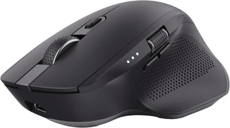 Buy Trust Gaming,Trust Ozaa+ Multi-Device Wireless Mouse – Bluetooth & 2.4GHz, Silent, Programmable, Rechargeable, 60% Recycled Plastic, Side Scroll Wheel – Black - Gadcet UK | UK | London | Scotland | Wales| Near Me | Cheap | Pay In 3 | Keyboard & Mouse