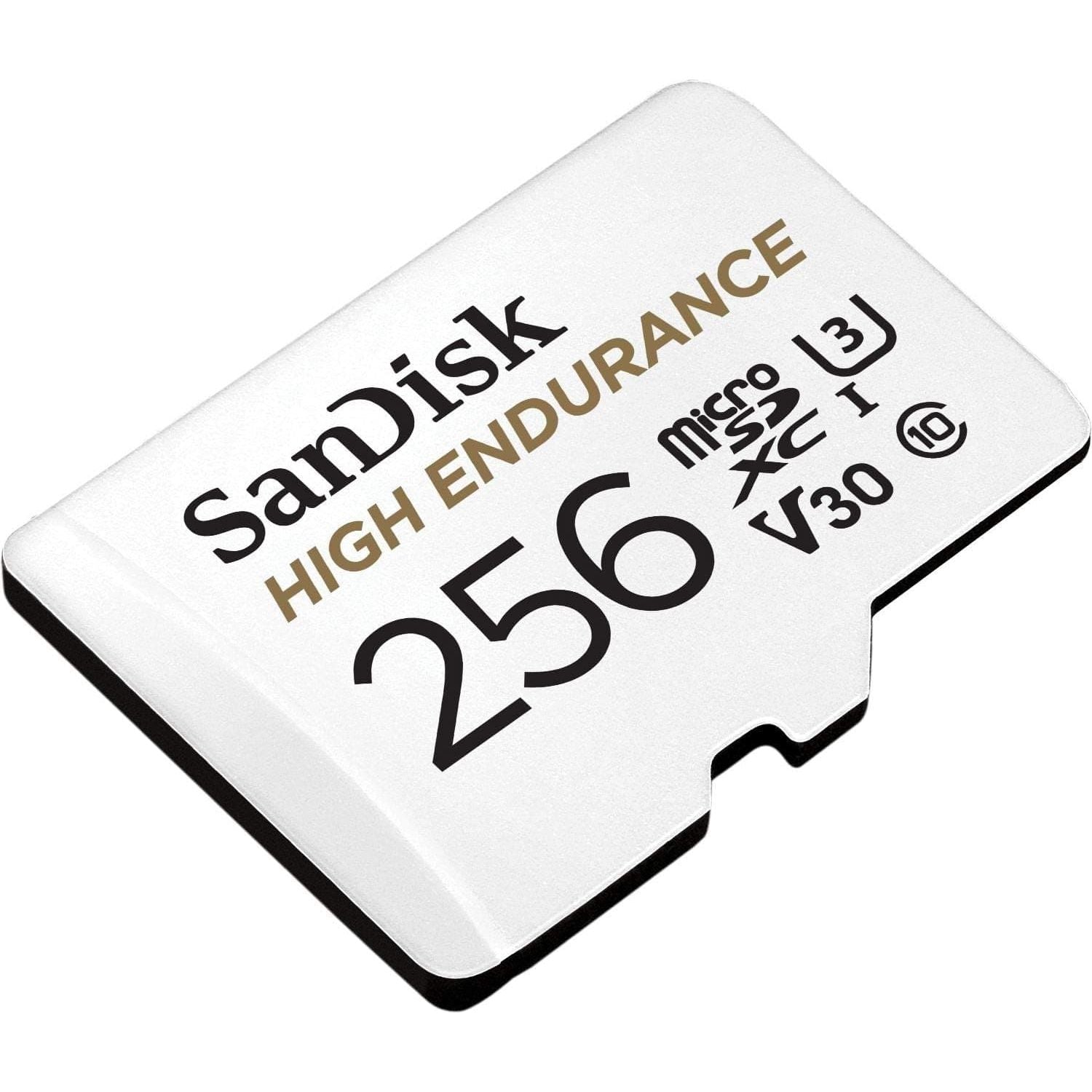 Buy Sandisk,SanDisk 256GB High Endurance microSDXC card for IP cams & dash cams + SD adapter up to 20,000 Hours Full HD / 4K videos up to 100 MB/s UHS-I Class 10 U3 V30 - Gadcet UK | UK | London | Scotland | Wales| Near Me | Cheap | Pay In 3 | Flash Memory Cards