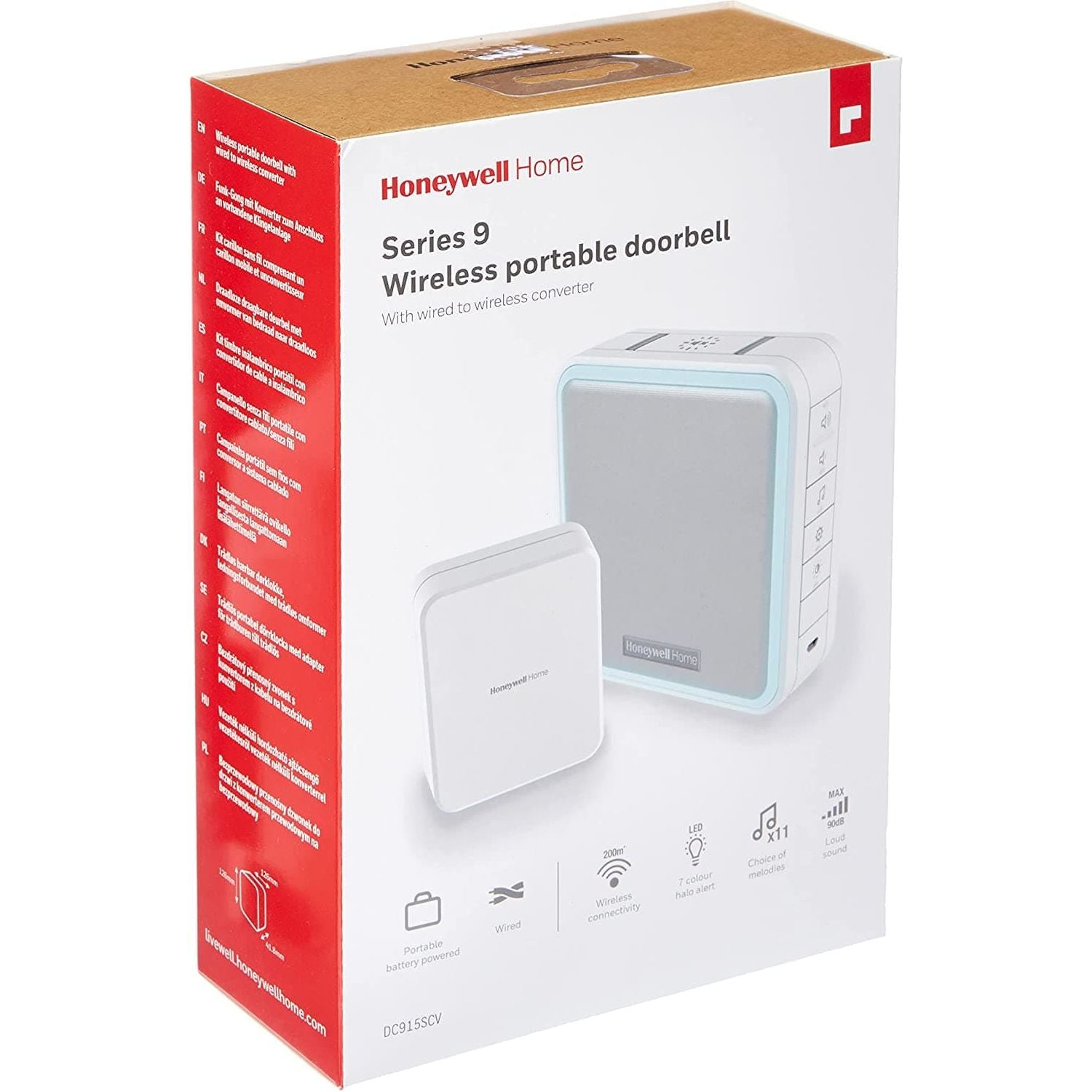 Buy Honeywell,Honeywell Home Honeywell Home 9 Series doorbell Converter kit - White (DC915SCV) - Gadcet.com | UK | London | Scotland | Wales| Ireland | Near Me | Cheap | Pay In 3 | Door Bells & Chimes