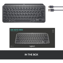 Logitech MX Keys Mini Minimalist Wireless Illuminated Keyboard, Compact, Bluetooth, Backlit, USB-C, Compatible with Apple macOS, iOS, Windows, Linux, Android, Metal Build - Graphite - 2