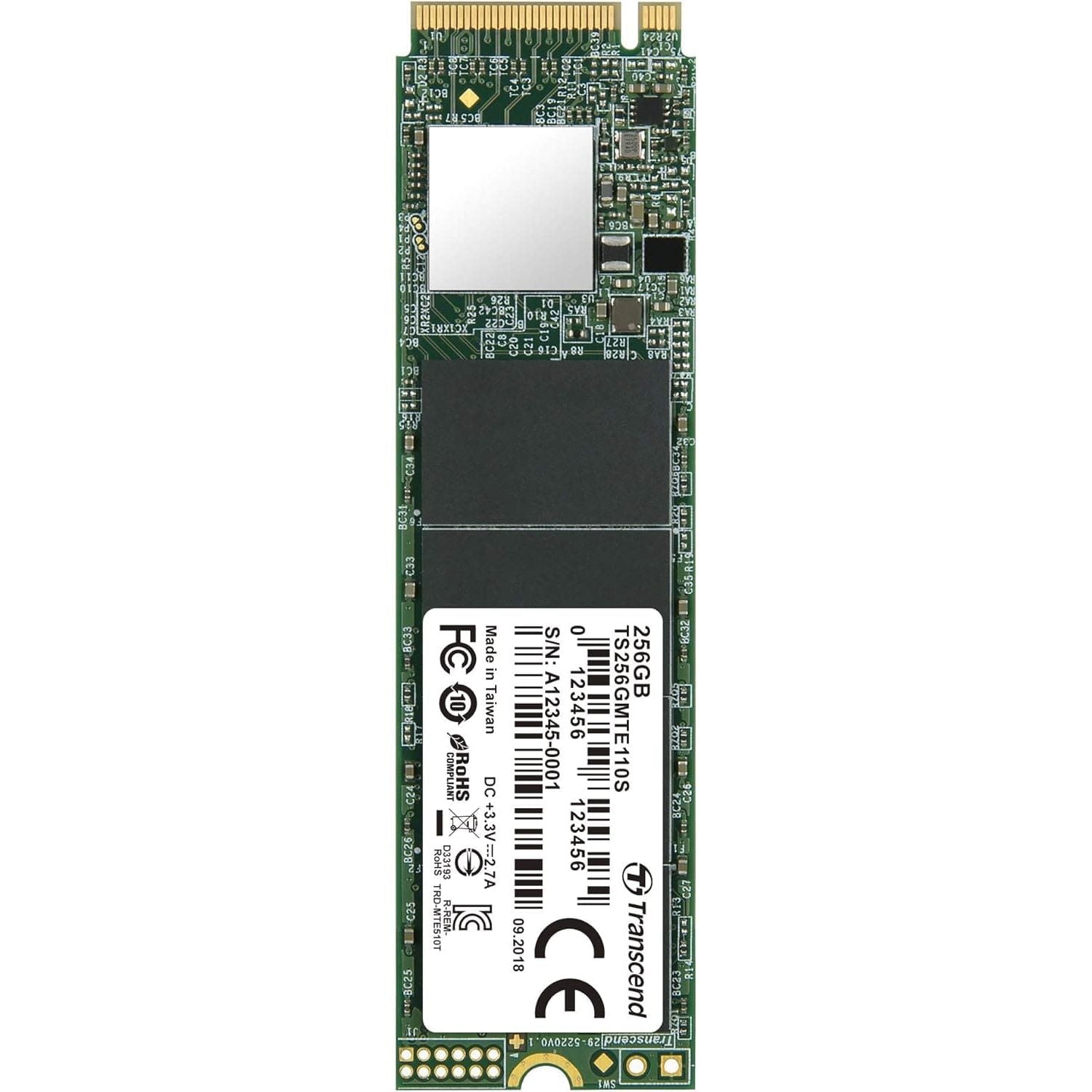 Buy Transcend,Transcend MTE110S 256 GB NVMe PCIe Gen3 x4 M.2 2280 Internal Solid State Drive (SSD) 3D TLC NAND (TS256GMTE110S) - Gadcet UK | UK | London | Scotland | Wales| Ireland | Near Me | Cheap | Pay In 3 | RAM