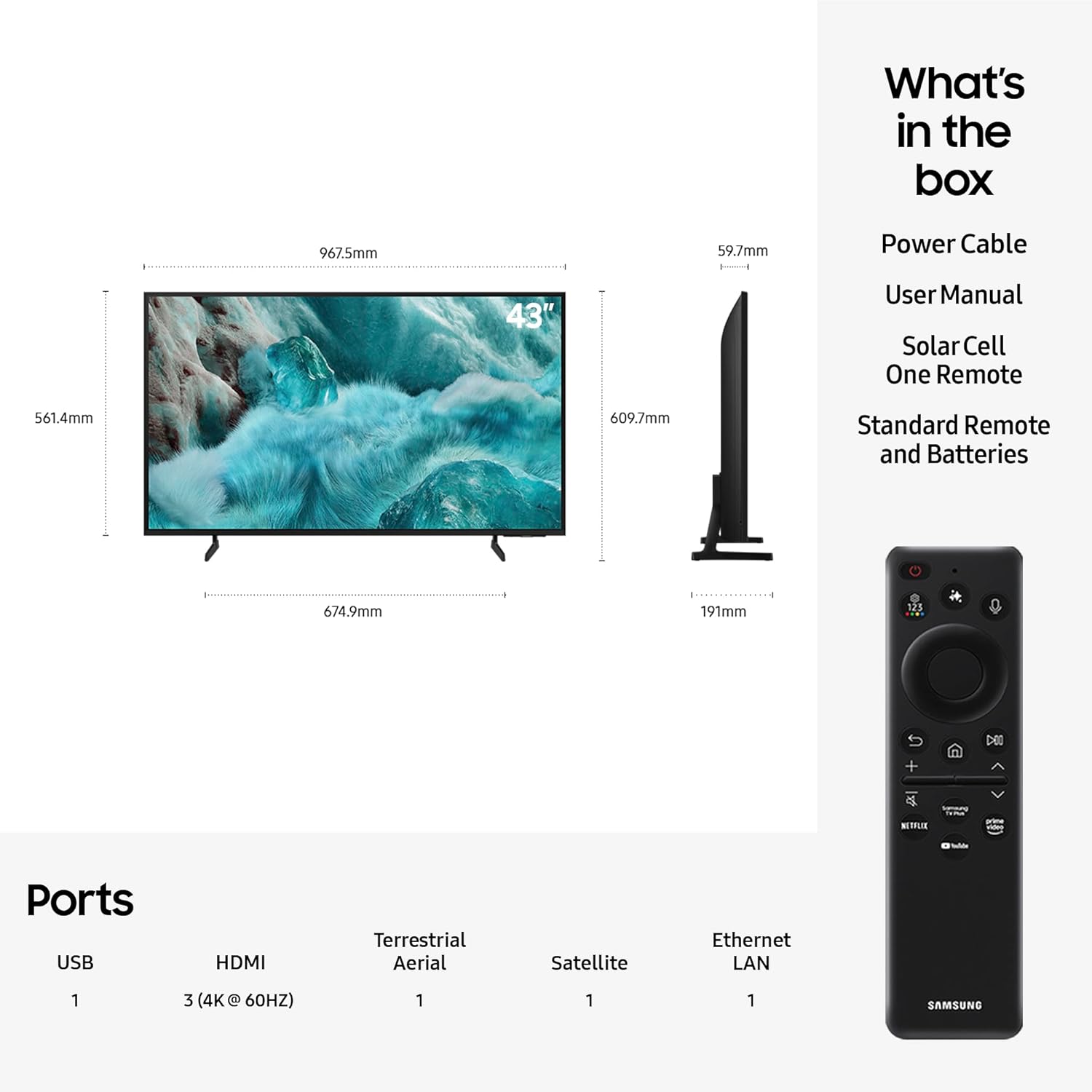 Buy Samsung,Samsung 43" QLED Q7FA 4K Smart TV | Q4 AI Processor, Quantum Dot 100% Colour Volume & Vision AI - Gadcet UK | UK | London | Scotland | Wales| Near Me | Cheap | Pay In 3 | TV