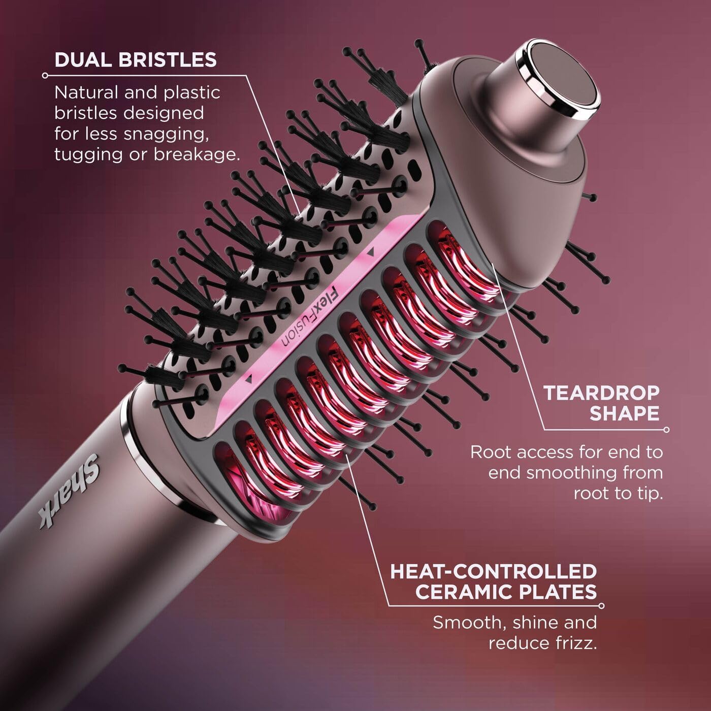 Buy Shark,Shark FlexFusion Multi-Styler (HD652SUK) – Hair Dryer & Ceramic Straightener with 5 Attachments, No Heat Damage, Scalp Shield & Storage Case – Cosmic Blush - Gadcet UK | UK | London | Scotland | Wales| Near Me | Cheap | Pay In 3 | Hair Styling Tools