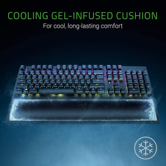 Buy Razer,Razer Ergonomic Wrist Rest Pro - Cooling Gel Cushion with Anti-Slip Rubber Feet for Full-Sized Keyboards, Black - Gadcet UK | UK | London | Scotland | Wales| Near Me | Cheap | Pay In 3 | Keyboard & Mouse