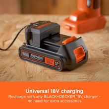 Buy Black+Decker,BLACK+DECKER 18V 2.0Ah Lithium-Ion Battery – BL2018-XJ - Gadcet UK | UK | London | Scotland | Wales| Near Me | Cheap | Pay In 3 | Battery