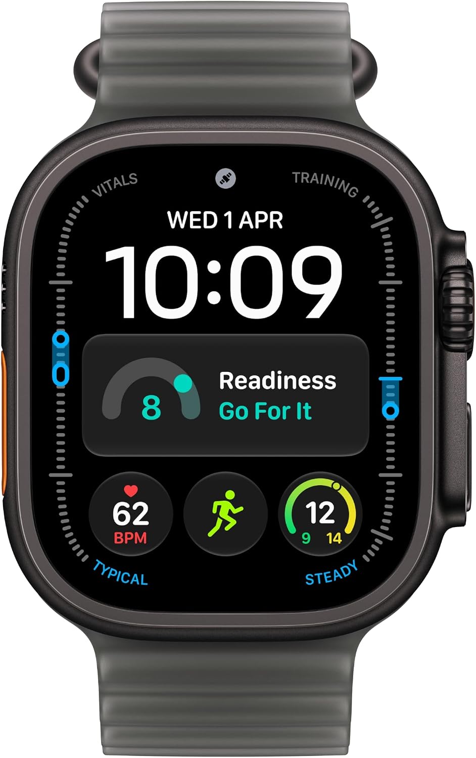 Apple Watch Ultra 4 GPS + Cellular 49mm Smartwatch Black Titanium Case