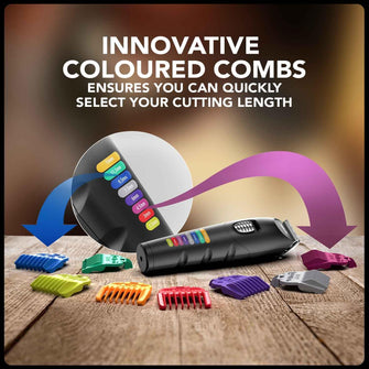 Buy Wahl,Wahl 8-in-1 Colour Trim Multigroomer - Cordless Body & Beard Trimmer with 4 Heads, Rechargeable - Gadcet UK | UK | London | Scotland | Wales| Near Me | Cheap | Pay In 3 | Hair Clippers & Trimmers