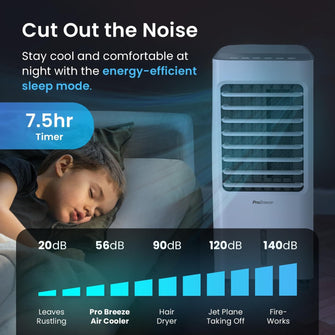 Buy Freestanding,Pro Breeze 4-in-1 Portable Air Cooler - 5L Capacity, 3 Speeds, Evaporative Cooling, 7H Timer, Remote, LED Display, Auto Oscillation - Gadcet UK | UK | London | Scotland | Wales| Ireland | Near Me | Cheap | Pay In 3 | Household Appliances
