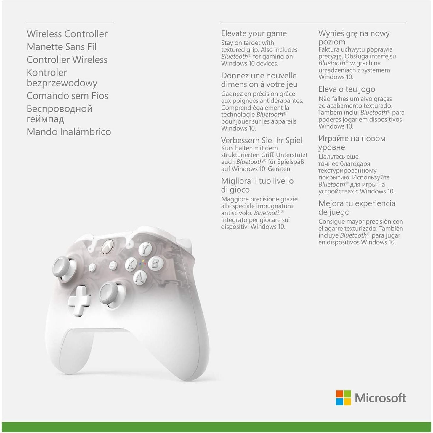 Buy Xbox,Official Xbox One Phantom White Wireless Controller - Gadcet UK | UK | London | Scotland | Wales| Ireland | Near Me | Cheap | Pay In 3 | Game Controllers
