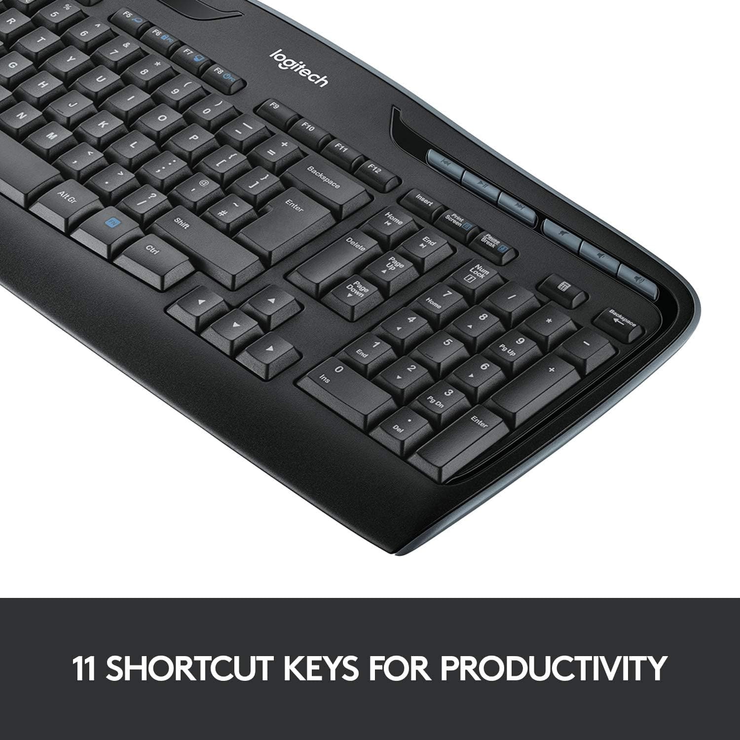 Buy Logitech,Logitech MK330 Wireless Keyboard and Mouse Combo for Windows - QWERTY UK Layout - Black - Gadcet UK | UK | London | Scotland | Wales| Ireland | Near Me | Cheap | Pay In 3 | Keyboard & Mouse