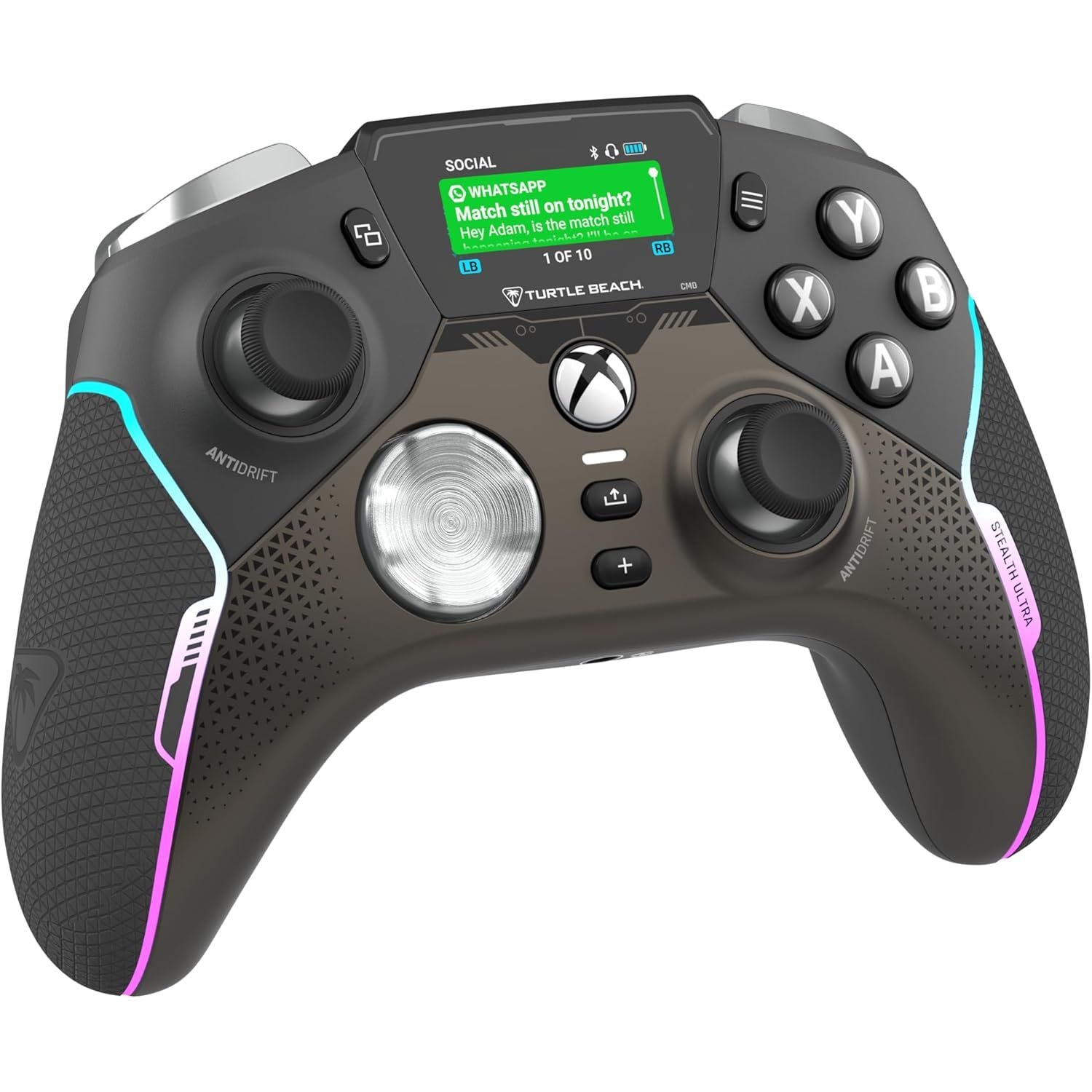 Buy Turtle Beach,Turtle Beach Stealth Ultra Wireless Gaming Controller - Rapid Charge Dock, Adjustable Triggers, Command Display, Xbox Series X|S, Xbox One, PC - Gadcet UK | UK | London | Scotland | Wales| Near Me | Cheap | Pay In 3 | Game Controllers